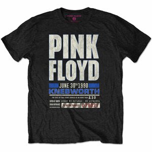 Pink Floyd tričko Knebworth '90 Red Čierna S