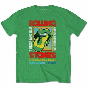 The Rolling Stones tričko Copacabana Green Zelená XL