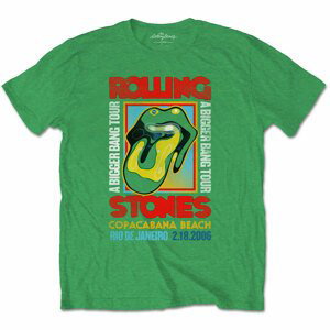 The Rolling Stones tričko Copacabana Green Zelená XL