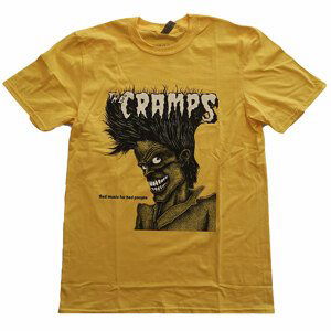 The Cramps tričko Bad Music Žltá XL