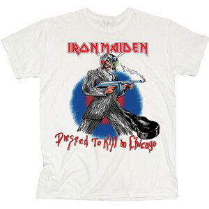 Iron Maiden tričko Chicago Mutants Biela S