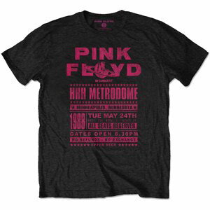 Pink Floyd tričko Metrodome '88 Čierna M
