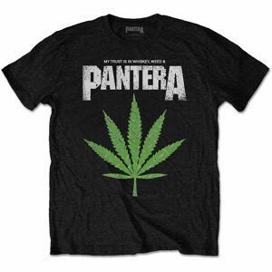 Pantera tričko Whiskey 'n Weed Čierna M