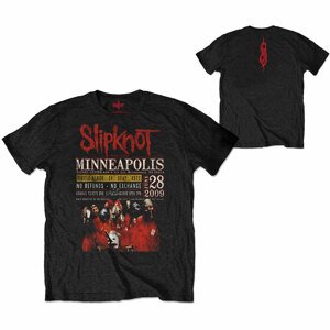 Slipknot tričko Minneapolis '09 Čierna L