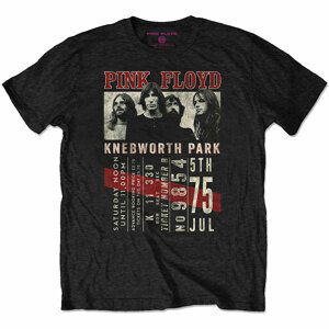 Pink Floyd tričko Knebworth '75 Čierna XL