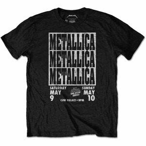 Metallica tričko Cow Palace Čierna L