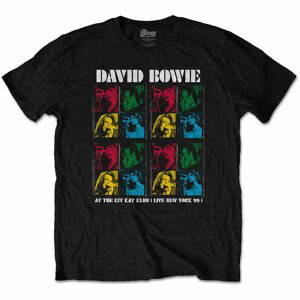 David Bowie tričko Kit Kat Klub Čierna M
