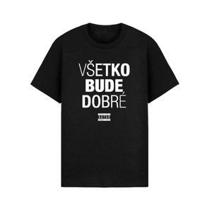 P.A.T tričko Všetko bude dobré Čierna S