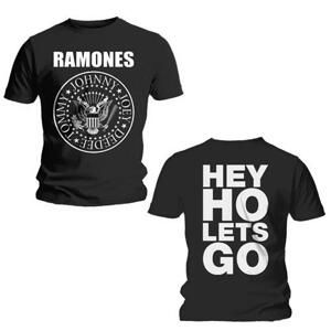 Ramones tričko Hey Ho (Front & Back) Čierna L