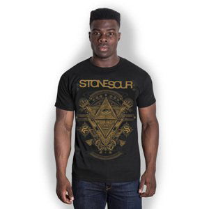 Stone Sour tričko Pyramid Čierna L