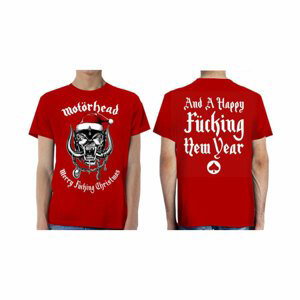 Motörhead tričko Christmas 2017 Červená S
