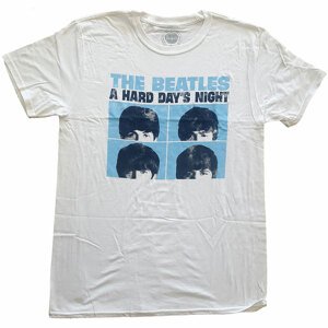 The Beatles tričko Hard Days Night Pastel Biela XL