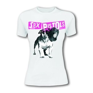 Sex Pistols tričko Bull Dog Biela L