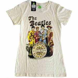 The Beatles tričko Sgt Pepper Band & Drum Natural M