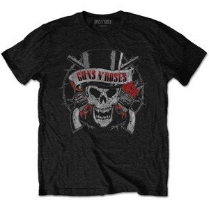 Guns N’ Roses tričko Distressed Skull Čierna S