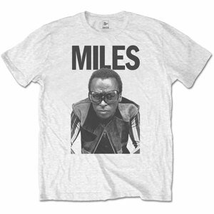 Miles Davis tričko Miles Biela XXL