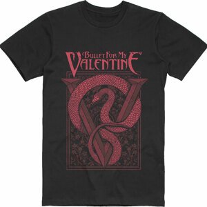 Bullet for My Valentine tričko Red Snake Čierna XXL