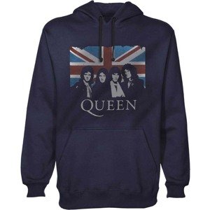 Queen mikina Union Jack Modrá XXL