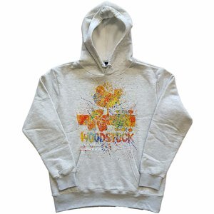 Woodstock mikina Splatter Biela L