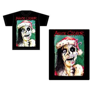 Alice Cooper tričko Xmas Card Čierna L