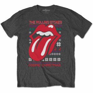 The Rolling Stones tričko Cosmic Christmas Šedá S