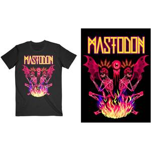 Mastodon tričko Double Brimstone Neon Čierna M