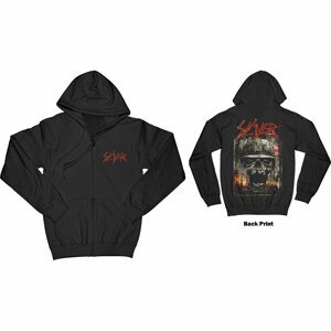 Slayer mikina Etched Skull Čierna 5XL