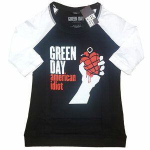 Green Day tričko American Idiot Čierna/biela 4XL