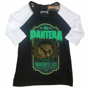 Pantera tričko Snakebit XXX Label Čierna/biela 4XL