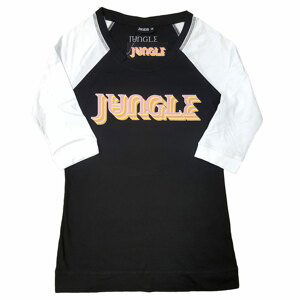 Jungle tričko Colour Logo Čierna/biela XL