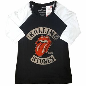 The Rolling Stones tričko Tour 78 Čierna/biela S