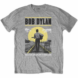 Bob Dylan tričko Slow Train Šedá M