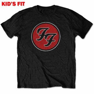 Foo Fighters tričko FF Logo Čierna 5-6 rokov