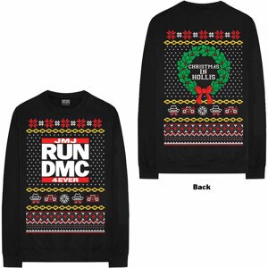 Run-DMC mikina Holiday Čierna S