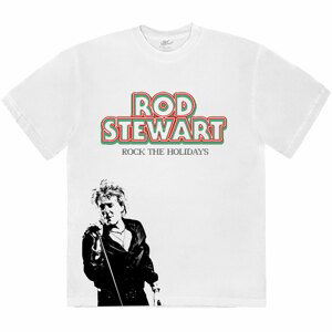 Rod Stewart tričko Rock The Holidays Biela XXL