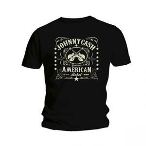 Johnny Cash tričko American Rebel Čierna XL