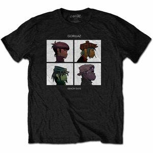 Gorillaz tričko Demon Days Čierna S