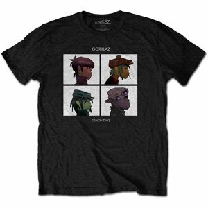 Gorillaz tričko Demon Days Čierna L