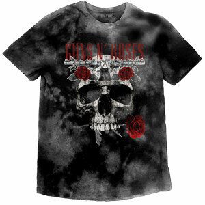 Guns N’ Roses tričko Flower Skull Šedá XXL