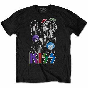 Kiss tričko Umbrellas Čierna XL