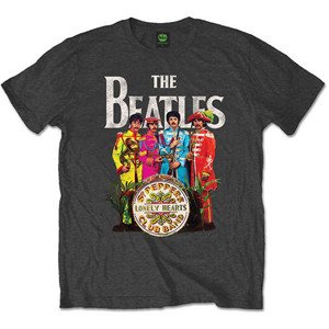 The Beatles tričko Sgt Pepper Šedá M