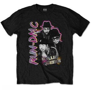 Run-DMC tričko Hollis Queens Homage Čierna XXL