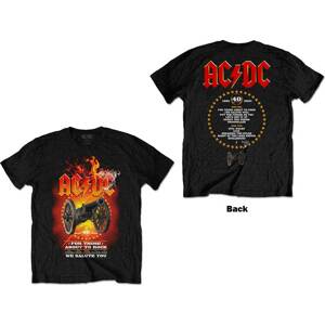 AC/DC tričko FTATR 40th Flaming Čierna S