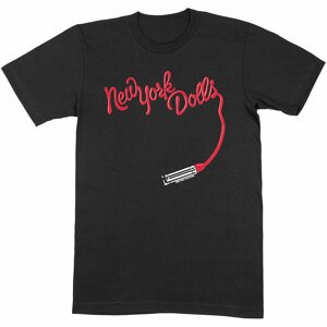 New York Dolls tričko Lipstick Logo Čierna M