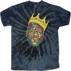 Biggie Smalls tričko Crown Modrá M