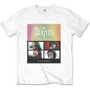 The Beatles tričko Album Faces Gradient Biela XXL