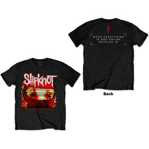 Slipknot tričko Chapeltown Rag Glitch Čierna S