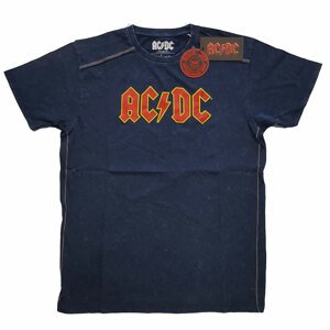 AC/DC tričko Logo Modrá XXL