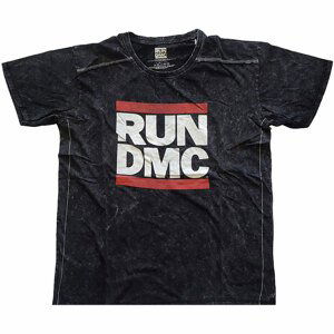 Run-DMC tričko Logo Čierna S