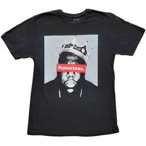 Biggie Smalls tričko Notorious Čierna XL